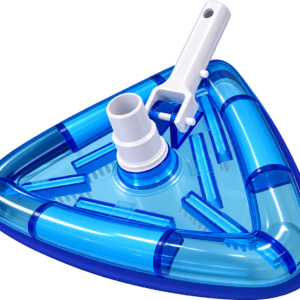 Deluxe Series Clear Triangular Weighted VL Vac Head with Swivel